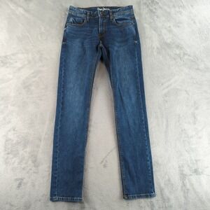 VTG Pepe Jeans Jeans Mens 30x33 Blue Slim‎ Stretch Straight Dark Wash Denim EUC